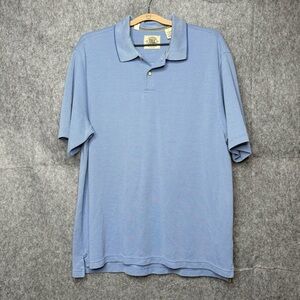 Pusser's West Indies Light Blue‎ Modal Blend Polo Shirt- Sz L